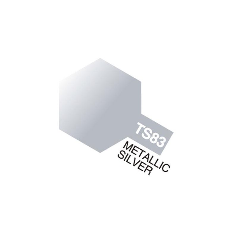 TS-83 Metallic Silver, spray 100 ml - Tamiya